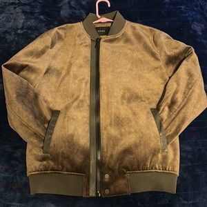 (Men’s) Zara Suede Bomber Jacket